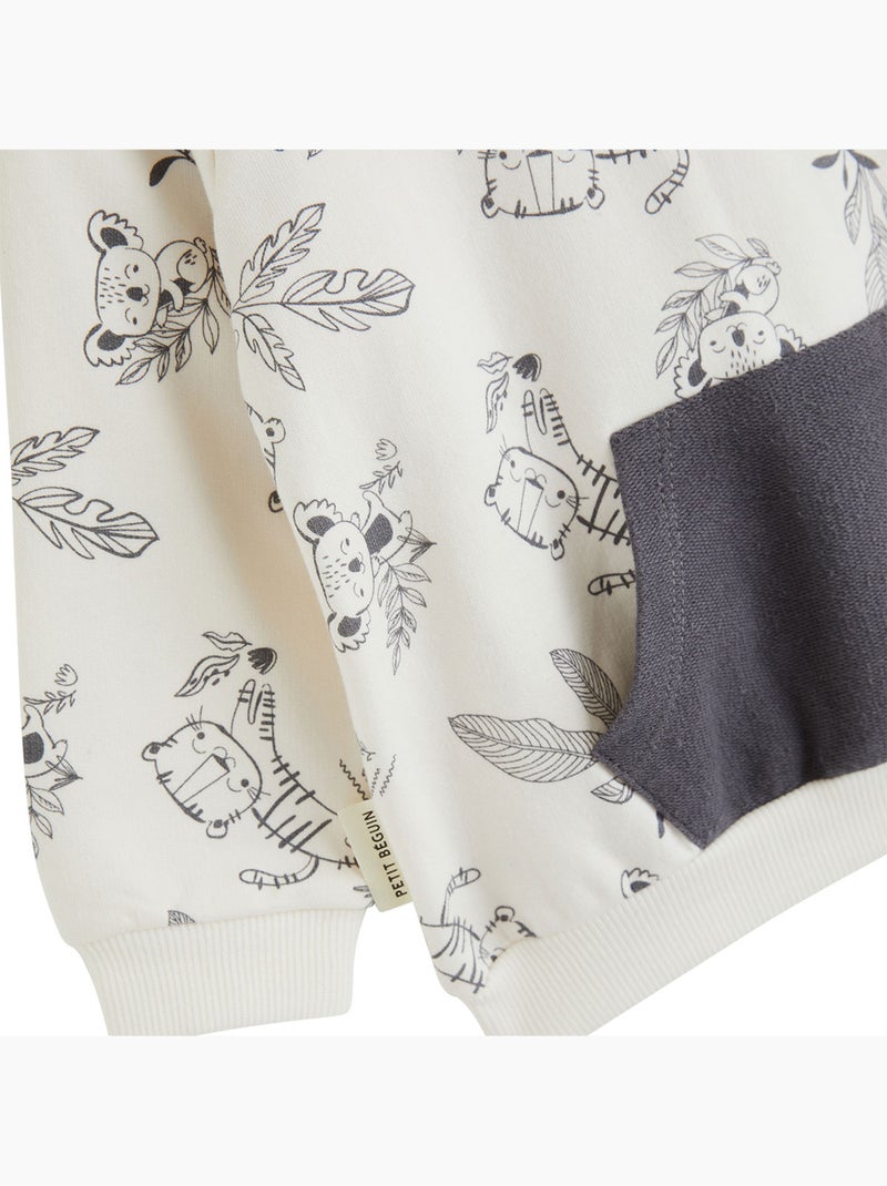Ensemble bébé sweat et pantalon Erwan Gris Gris - Kiabi
