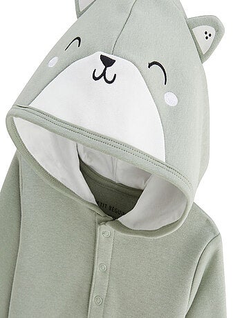 Ensemble bébé sweat-shirt à capuche et pantalon en molleton Abou