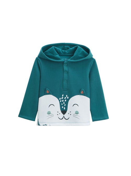 Ensemble bébé sweat-shirt à capuche et pantalon en molleton Roméo - Kiabi