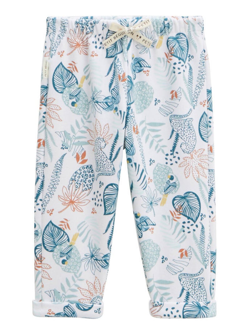 Ensemble bébé sweat-shirt à capuche et pantalon en molleton Roméo Bleu - Kiabi