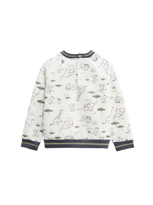 Ensemble bébé sweat-shirt en molleton et pantalon en velours Crazy Safari - Kiabi