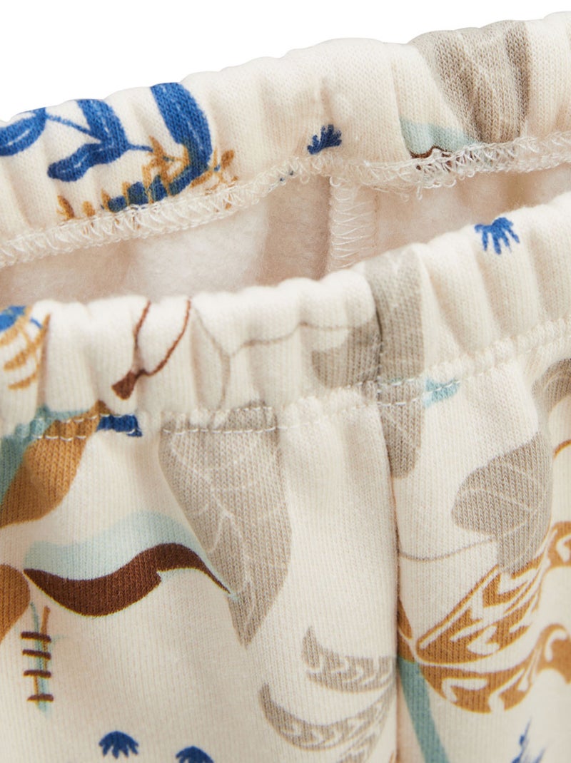 Ensemble bébé sweat-shirt en sherpa et pantalon en molleton Lamascotte Camel - Kiabi