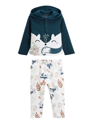 Ensemble bébé sweat-shirt et pantalon en molleton Bivouac