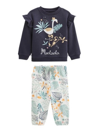 Ensemble bébé sweat-shirt et pantalon en molleton Holamuchacha