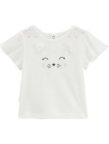 Ensemble bébé t-shirt en pointelle et legging Badian