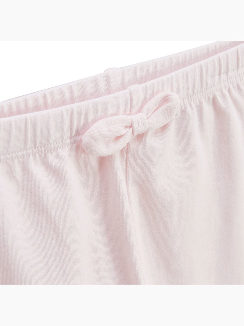 Ensemble bébé t-shirt en pointelle et legging Badian Ecru - Kiabi