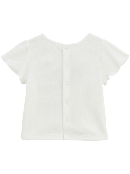 Ensemble bébé t-shirt en pointelle et legging Badian - Kiabi