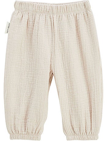 Ensemble bébé t-shirt et pantalon en gaze de coton Eden