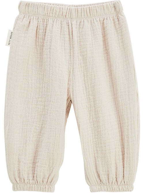 Ensemble bébé t-shirt et pantalon en gaze de coton Eden - Kiabi
