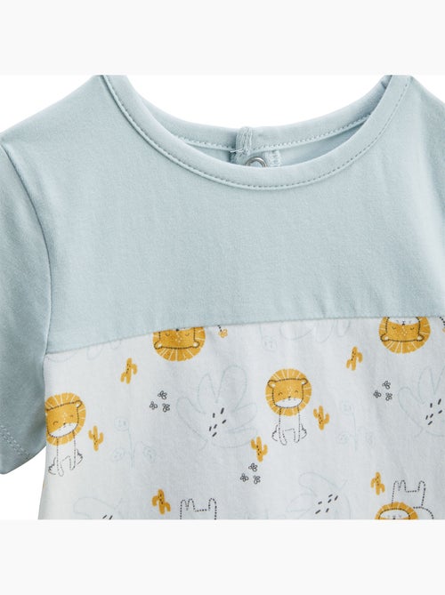 Ensemble bébé t-shirt et short en gaze de coton Elio - Kiabi