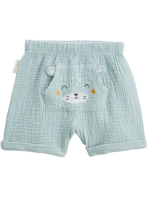 Ensemble bébé t-shirt et short en gaze de coton Elio - Kiabi