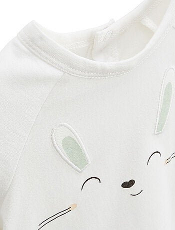 Ensemble bébé t-shirt et short en gaze de coton Frimousse