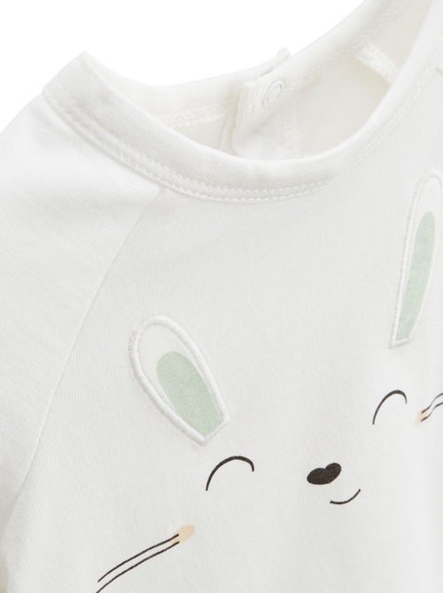 Ensemble bébé t-shirt et short en gaze de coton Frimousse - Kiabi