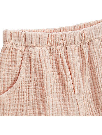 Ensemble bébé t-shirt et short en gaze de coton Louison