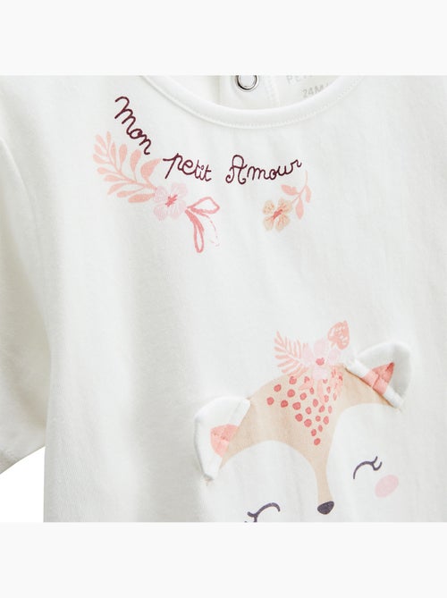 Ensemble bébé t-shirt et short en gaze de coton Louison - Kiabi