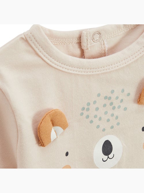 Ensemble bébé t-shirt et short en gaze de coton Mini Rêve - Kiabi