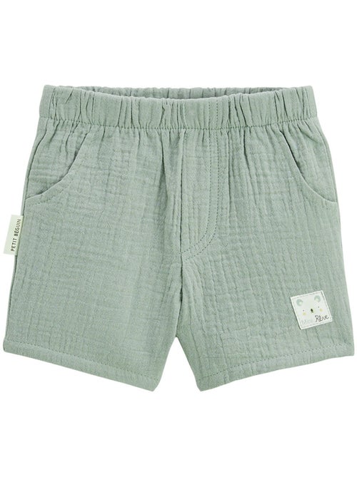 Ensemble bébé t-shirt et short en gaze de coton Mini Rêve - Kiabi