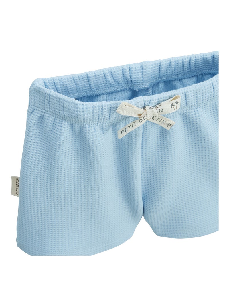 Ensemble bébé t-shirt et short Zeste d'amour Bleu - Kiabi