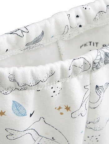 Ensemble bébé veste en coton matelassé et pantalon en velours Petite Balade