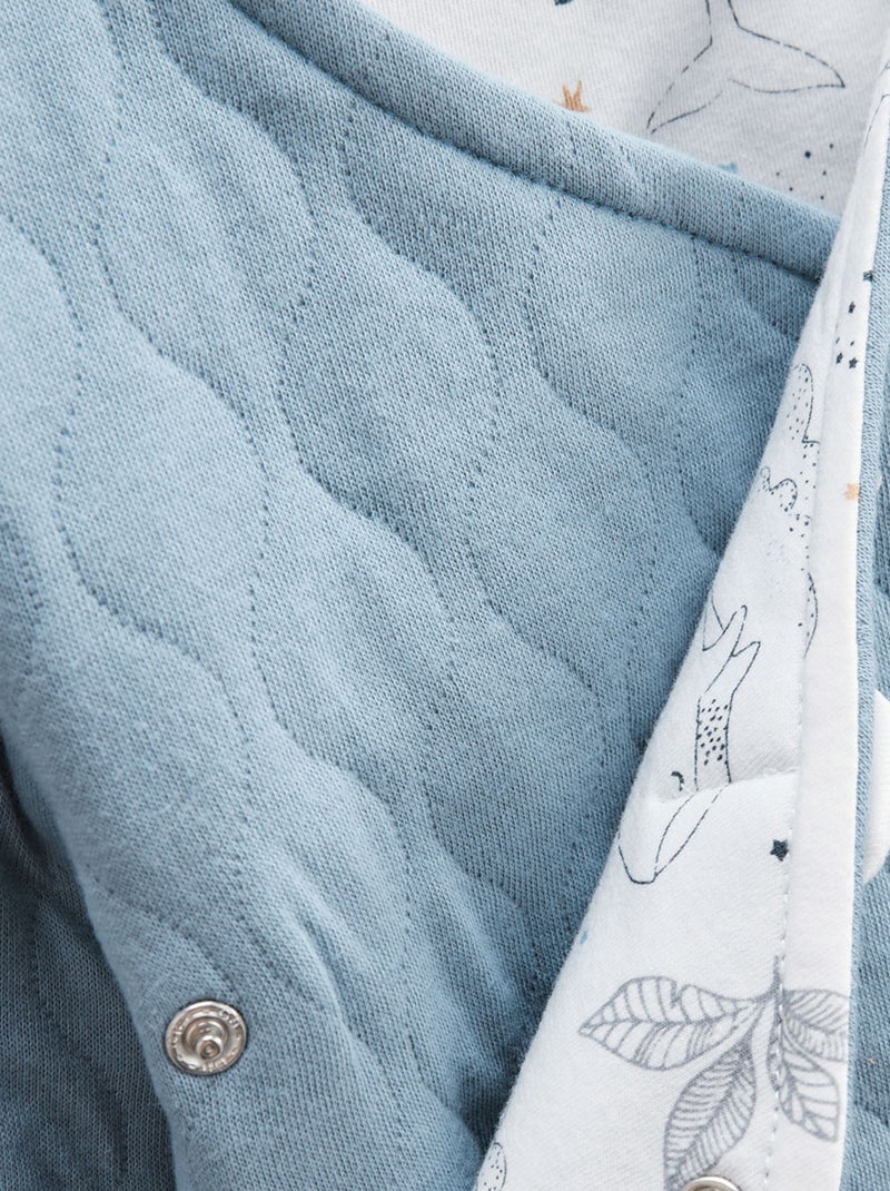 Ensemble bébé veste en coton matelassé et pantalon en velours Petite Balade Ecru - Kiabi
