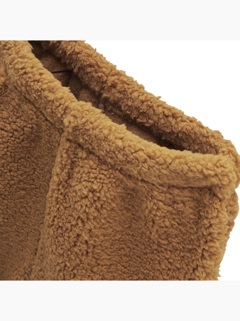 Ensemble bébé veste et pantalon en sherpa Lamascotte Camel - Kiabi