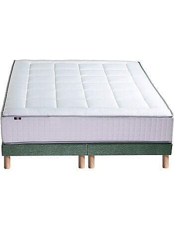 Ensemble BELLAGIO 2, matelas mémoire de forme, sommier et couette - Sommier - Bleu denim
