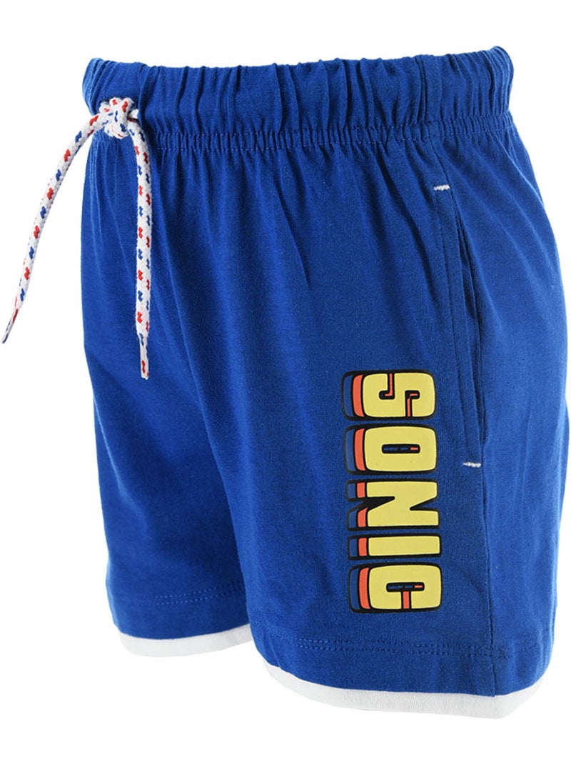 Ensemble Bermuda + T-shirt Sonic  | Licence Officielle Blanc - Kiabi