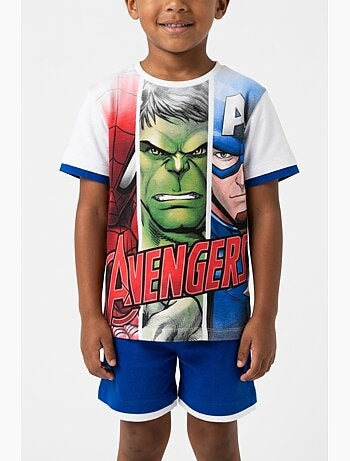 Ensemble Bermuda + Tee-Shirt Avengers| Licence Officielle