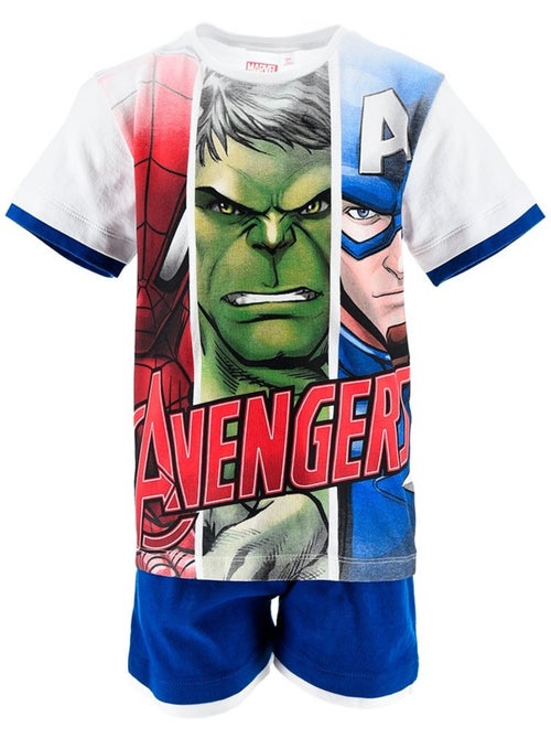 Ensemble Bermuda + Tee-Shirt Avengers| Licence Officielle - Kiabi Ensemble Bermuda + Tee-Shirt Avengers| Licence Officielle - Kiabi