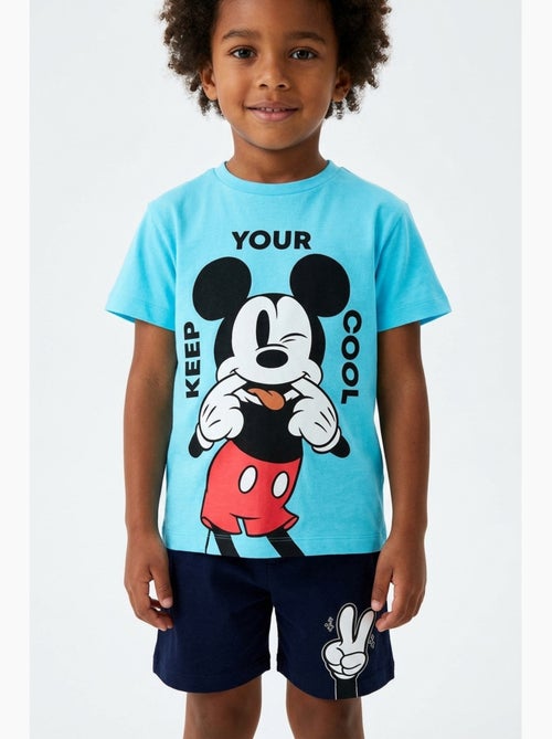 Ensemble Bermuda + Tee-Shirt Mickey Mouse| Licence Officielle - Kiabi Ensemble Bermuda + Tee-Shirt Mickey Mouse| Licence Officielle - Kiabi