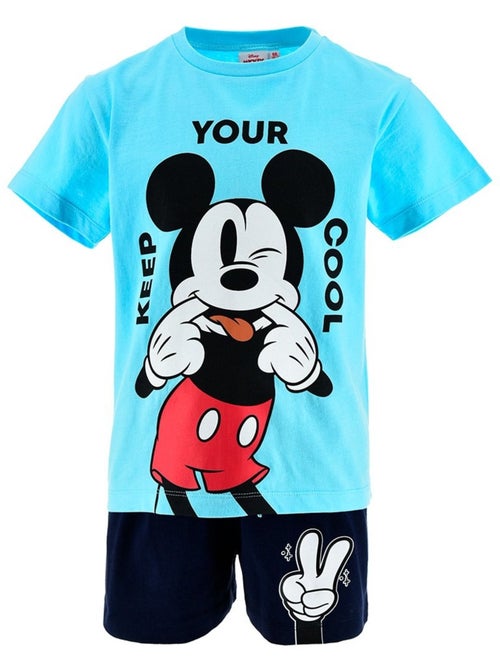 Ensemble Bermuda + Tee-Shirt Mickey Mouse| Licence Officielle - Kiabi Ensemble Bermuda + Tee-Shirt Mickey Mouse| Licence Officielle - Kiabi