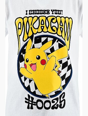 Ensemble Bermuda + Tee-Shirt Pokemon| Licence Officielle