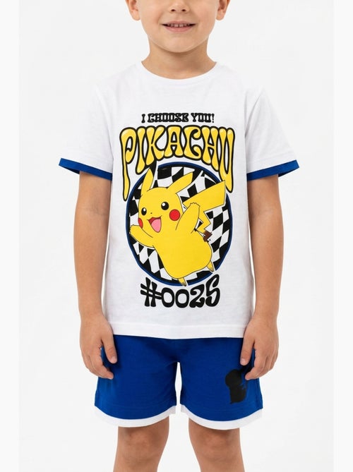 Ensemble Bermuda + Tee-Shirt Pokemon| Licence Officielle - Kiabi