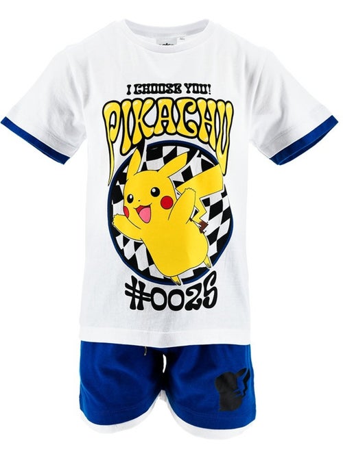 Ensemble Bermuda + Tee-Shirt Pokemon| Licence Officielle - Kiabi
