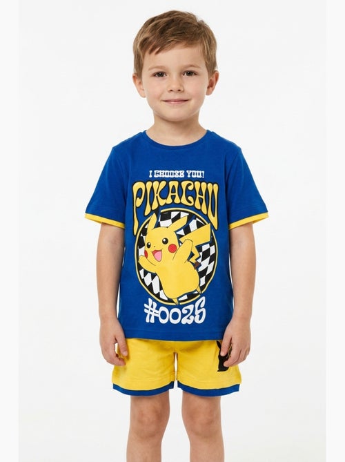 Ensemble Bermuda + Tee-Shirt Pokemon| Licence Officielle - Kiabi Ensemble Bermuda + Tee-Shirt Pokemon| Licence Officielle - Kiabi