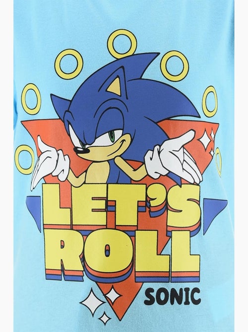 Ensemble Bermuda + Tee-Shirt Sonic| Licence Officielle - Kiabi Ensemble Bermuda + Tee-Shirt Sonic| Licence Officielle - Kiabi