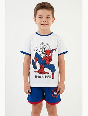 Ensemble bermuda + tee-shirt spiderman| licence officielle