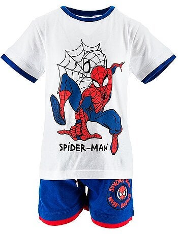 Ensemble bermuda + tee-shirt spiderman| licence officielle