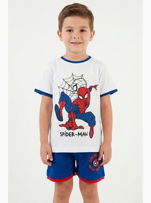 Ensemble Bermuda + Tee-Shirt Spiderman| Licence Officielle - Kiabi Ensemble Bermuda + Tee-Shirt Spiderman| Licence Officielle - Kiabi