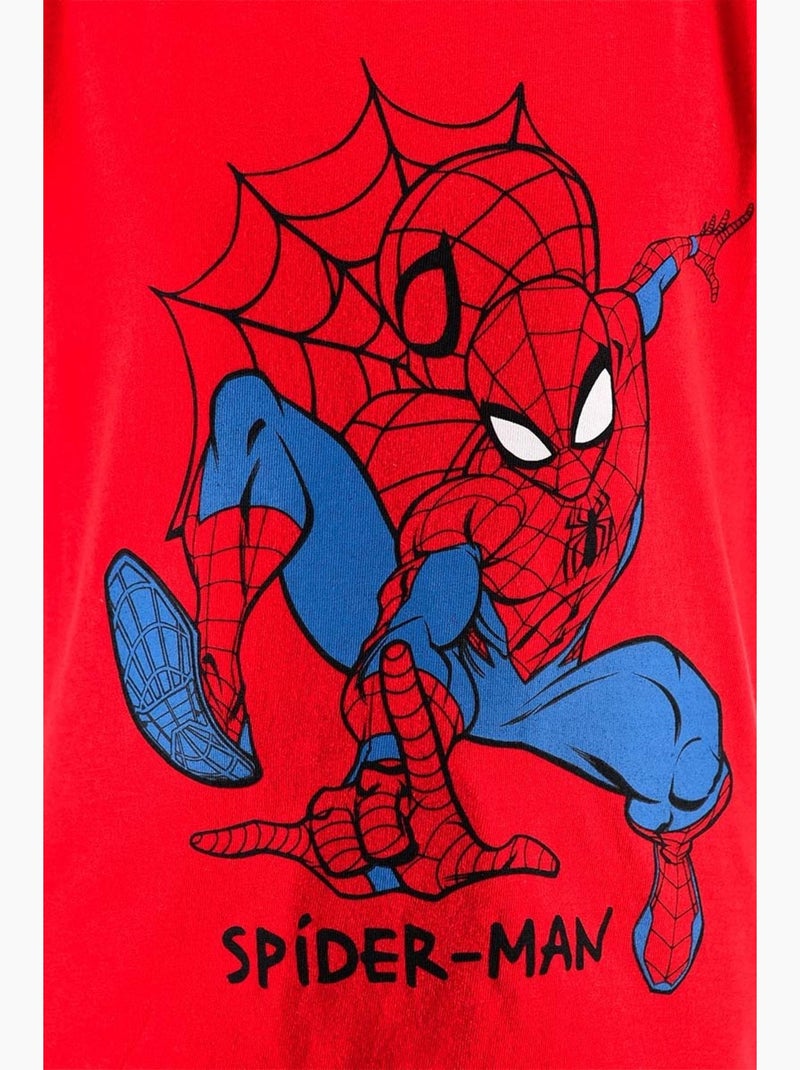 Ensemble Bermuda + Tee-Shirt Spiderman| Licence Officielle Rouge - Kiabi