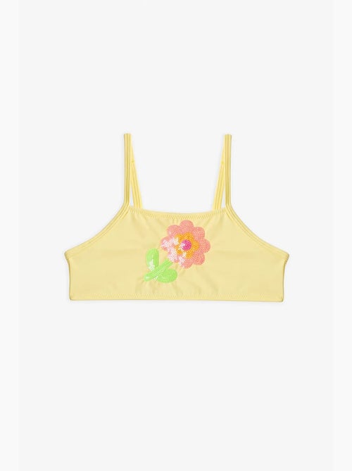 Ensemble bikini à col halter à sequins fille penti - Kiabi Ensemble bikini à col halter à sequins fille penti - Kiabi
