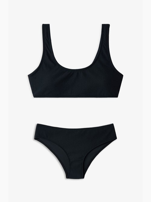 Ensemble bikini à encolure halter pour fille penti - Kiabi Ensemble bikini à encolure halter pour fille penti - Kiabi