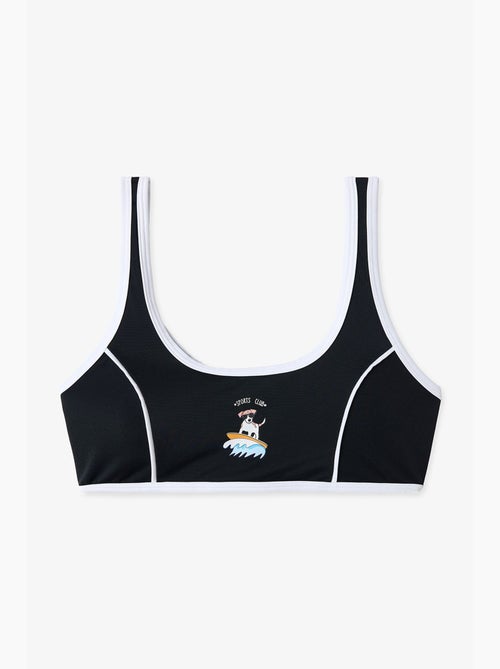 Ensemble bikini à nouer derrière le cou puppy fille penti - Kiabi Ensemble bikini à nouer derrière le cou puppy fille penti - Kiabi