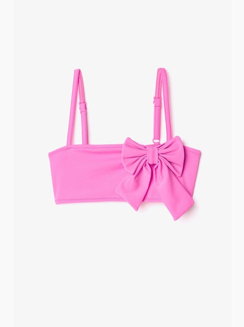 Ensemble bikini bandeau à nœud pour fille penti - Kiabi Ensemble bikini bandeau à nœud pour fille penti - Kiabi