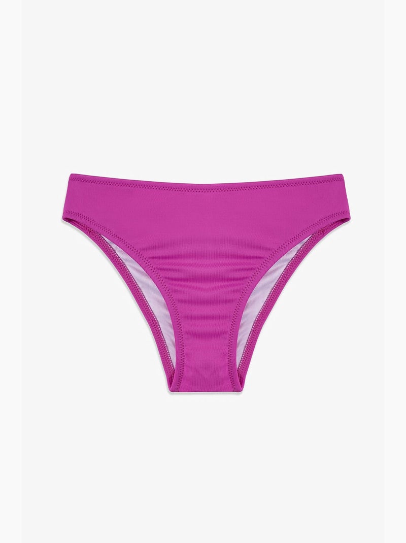 Ensemble bikini fille à une épaule fleuri penti Rose fluo - Kiabi