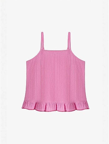 Ensemble bikini pinky à volants fille penti
