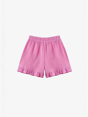 Ensemble bikini pinky à volants fille penti