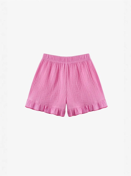 Ensemble bikini pinky à volants fille penti - Kiabi Ensemble bikini pinky à volants fille penti - Kiabi