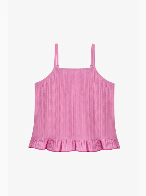 Ensemble bikini pinky à volants penti - Kiabi Ensemble bikini pinky à volants penti - Kiabi