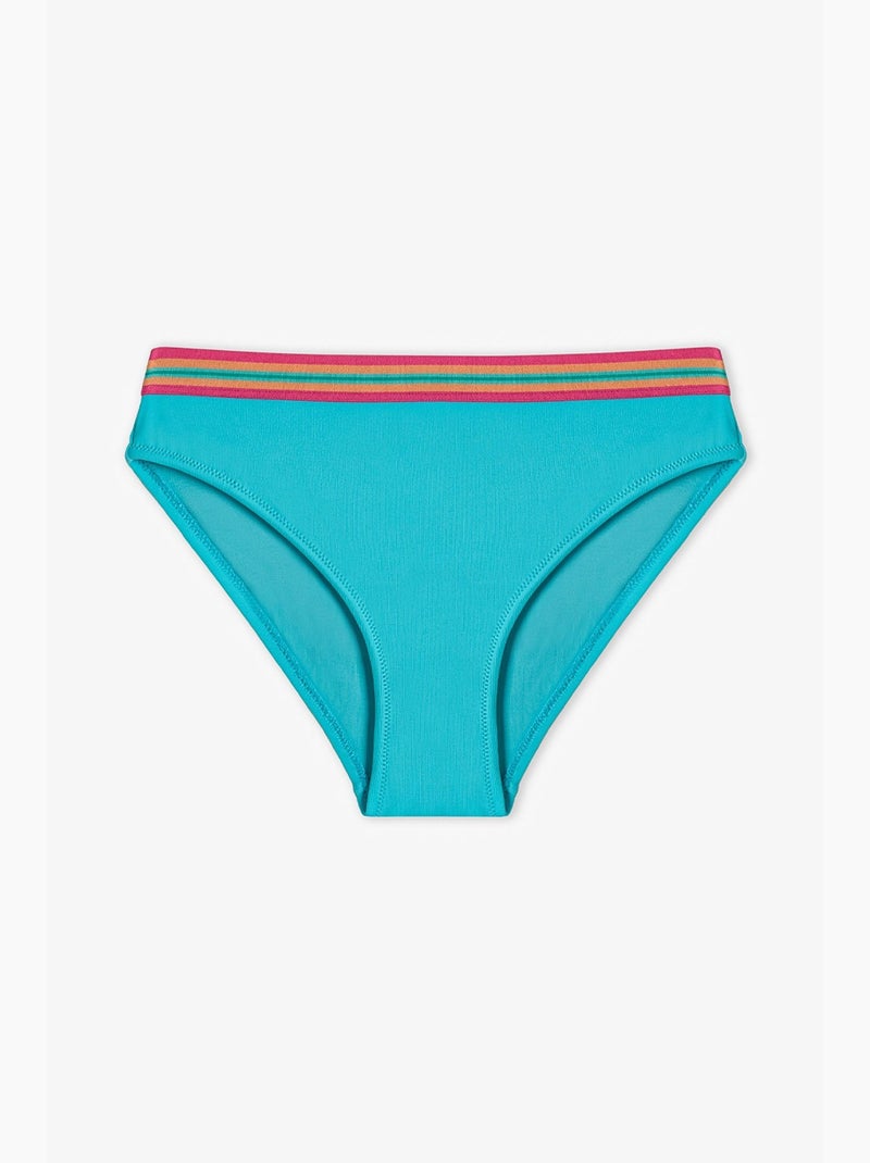 Ensemble bikini triangle island fille penti Turquoise - Kiabi